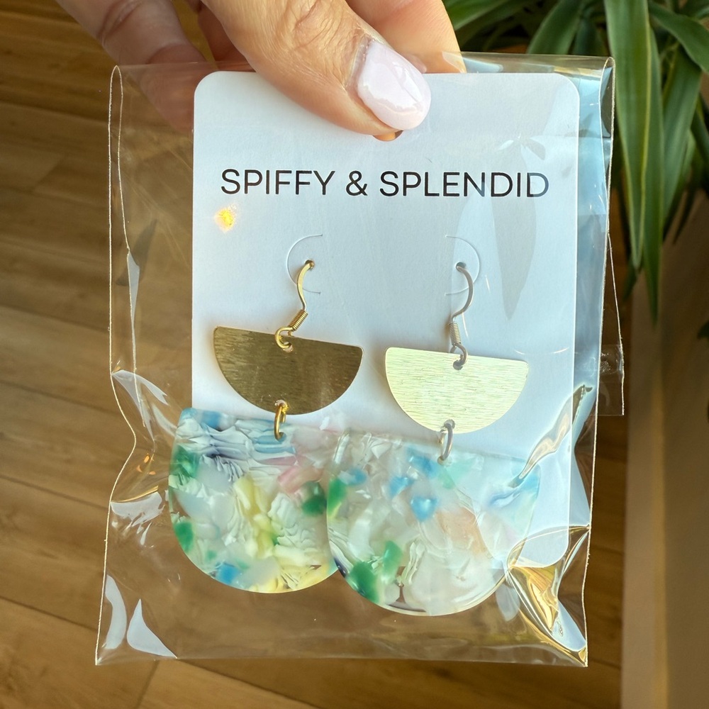 π 2/$20 - Spring Inspired Acrylic Drop Earrings - Picture 11 of 11